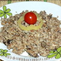 Рецепт Гречки с грибами и сметаной