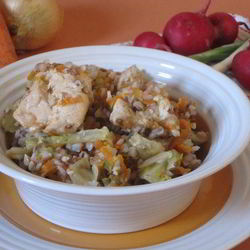 Рецепт Гречки с курицей и капустой