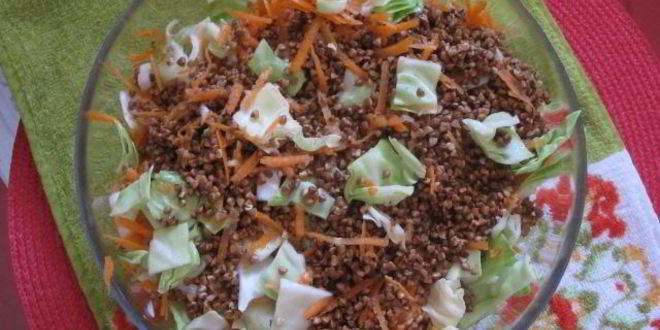 Рецепт гречки с курицей и капустой