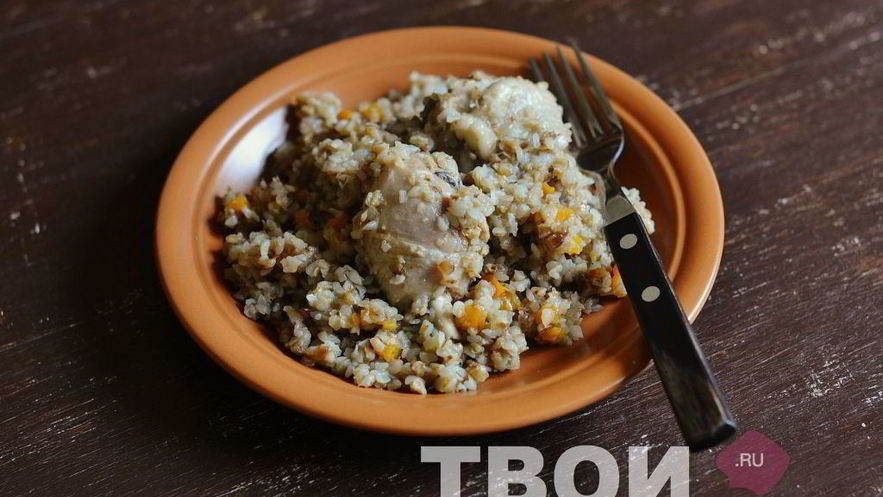 Рецепт гречки с курицей
