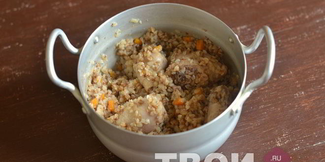 Рецепт гречки с курицей