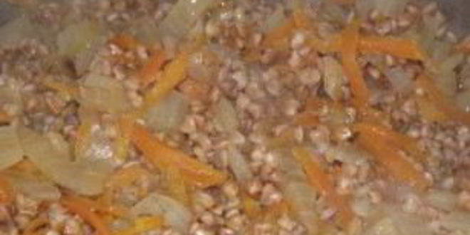 Рецепт гречки с морковью и луком