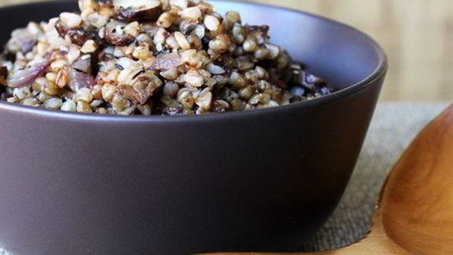 Рецепт гречки с шампиньонами