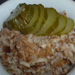 Рецепт Гречки с тушенкой на сковороде