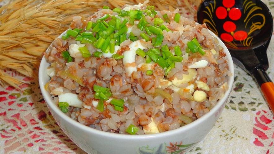 Рецепт гречки с яйцом