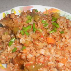 Рецепт Гречки, тушенной с мясом