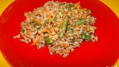 Рецепт Гречки, тушенной с овощами