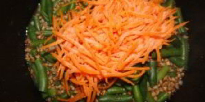 Рецепт гречки, тушенной с овощами
