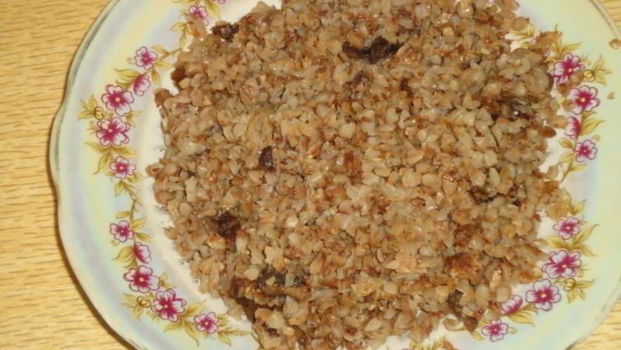 Рецепт гречневой каши рассыпчатой с грибами