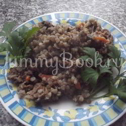 Рецепт Гречневой каши с фаршем в мультиварке