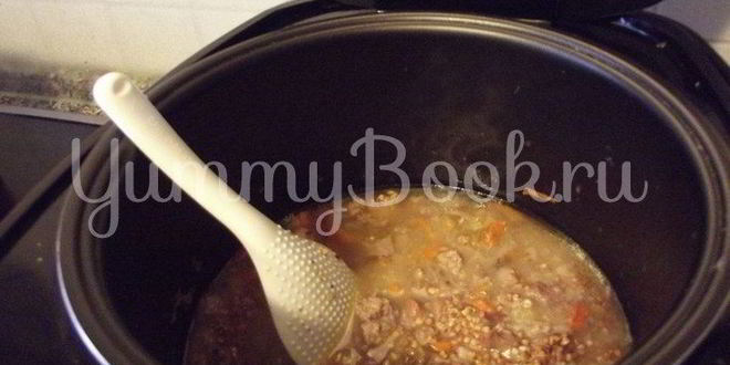 Рецепт гречневой каши с фаршем в мультиварке