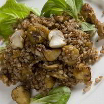 Рецепт Гречневой каши с грибами и луком