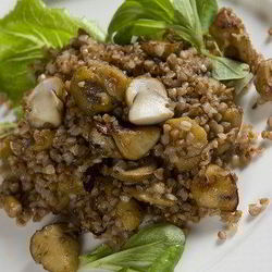 Рецепт Гречневой каши с грибами и луком