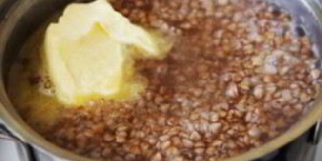 Рецепт гречневой каши с маслом