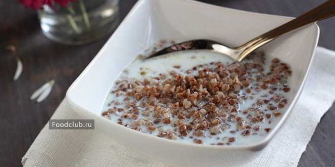 Рецепт гречневой каши с молоком