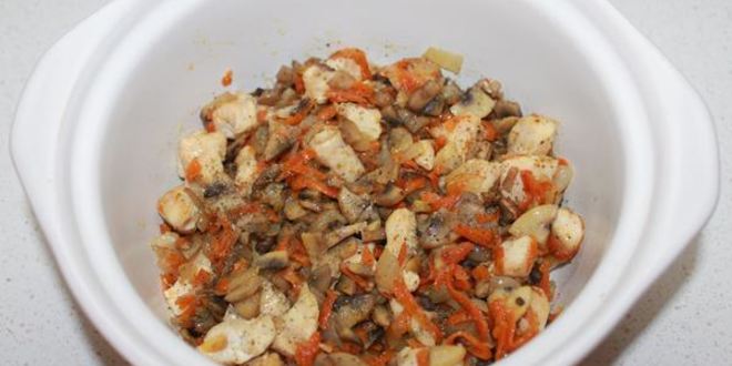 Рецепт гречневой каши с мясом и грибами в духовке