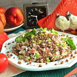 Рецепт Гречневой каши с несладким творогом