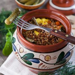 Рецепт Гречневой каши с овощами и сыром