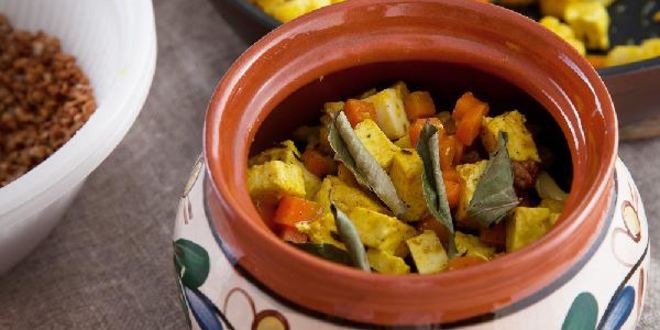 Рецепт гречневой каши с овощами и сыром