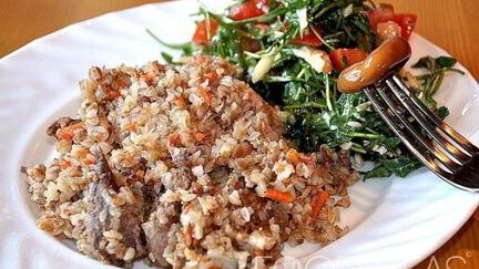 Рецепт Гречневой каши с тушенкой