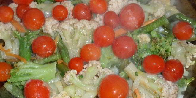 Рецепт зеленой гречки с овощами