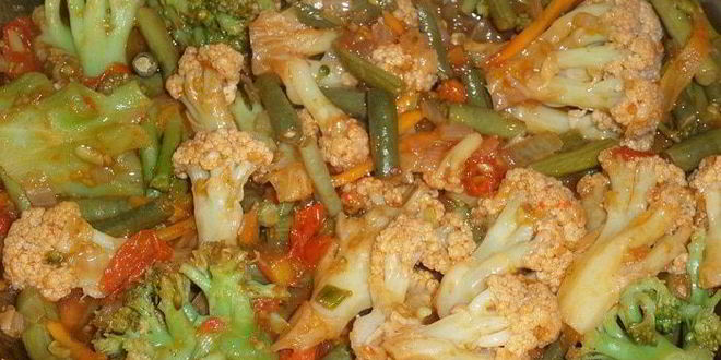 Рецепт зеленой гречки с овощами