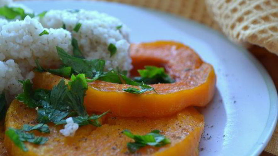 Рецепт каши с запеченной тыквой