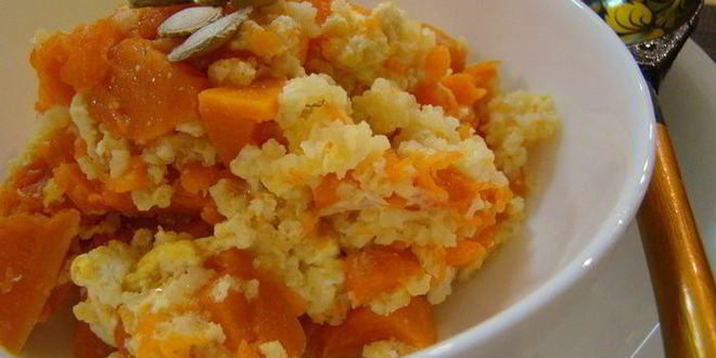 Рецепт каши тыквенной с пшеном