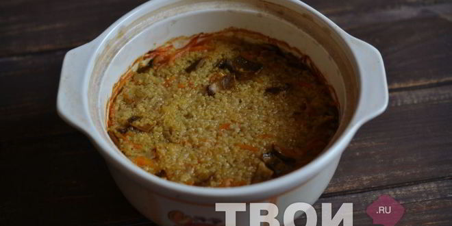 Рецепт каши в духовке