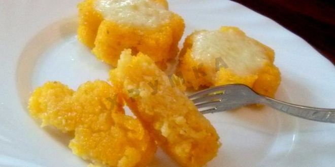 Рецепт итальянской кукурузной поленты с сыром