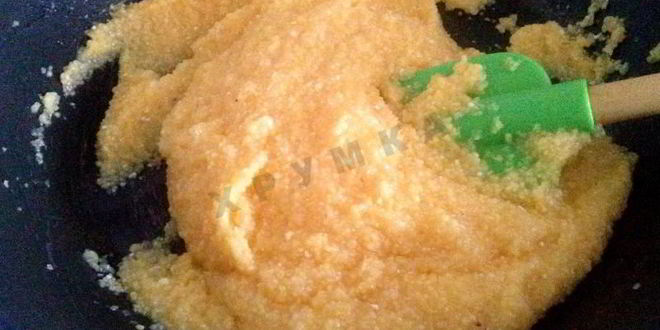 Рецепт итальянской кукурузной поленты с сыром