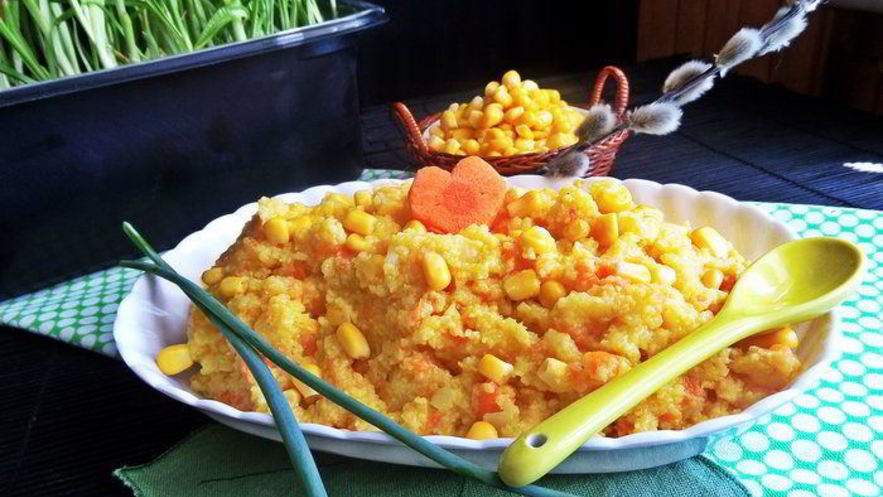 Рецепт каши двойной кукуруза
