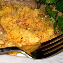 Рецепт Каши кукурузной с мясом и овощами