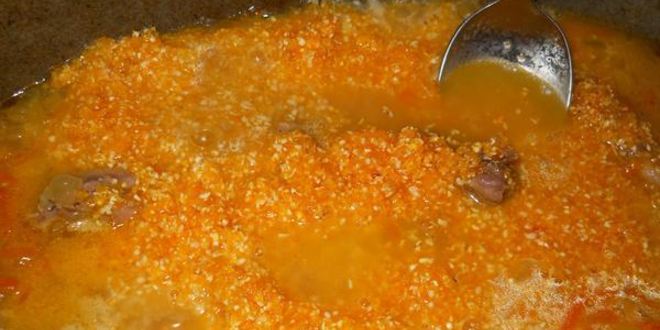 Рецепт каши кукурузной с мясом и овощами