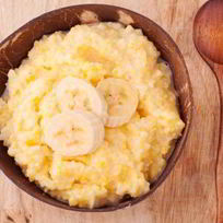 Рецепт Кукурузной каши с бананом