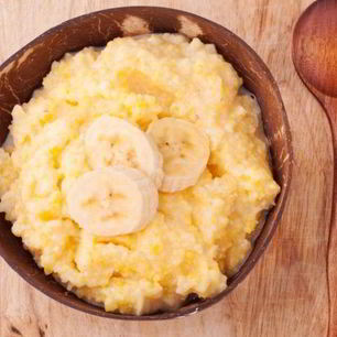 Рецепт Кукурузной каши с бананом