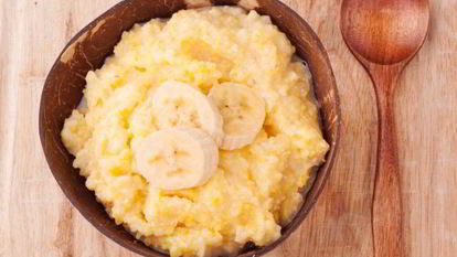 Рецепт Кукурузной каши с бананом