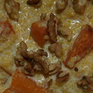 Рецепт Кукурузной каши с тыквой и грецкими орехами