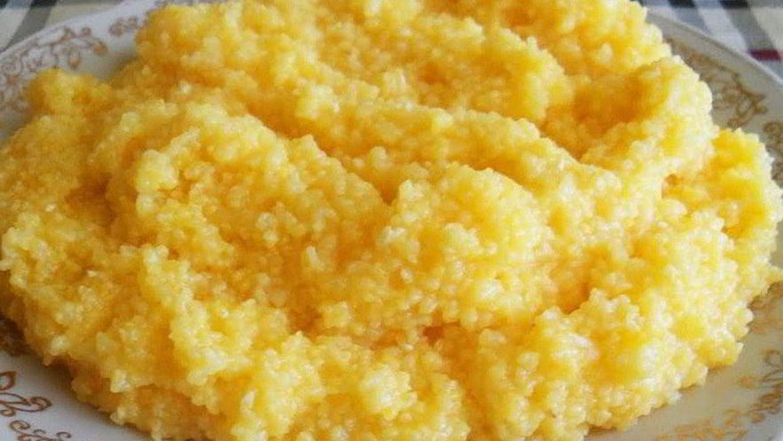 Рецепт кукурузной каши с яблоком