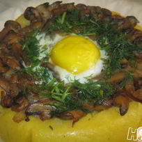 Рецепт Мамалыги с грибами