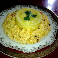 Рецепт Мамалыги с жареным адыгейским сыром