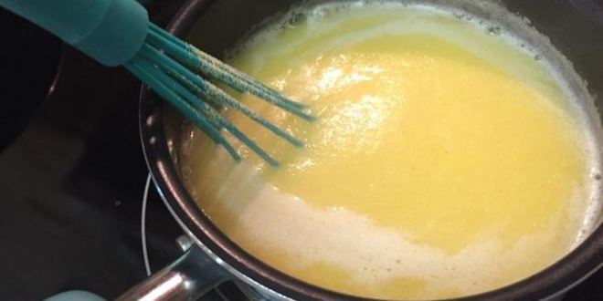 Рецепт поленты под соусом из грибов и томатов