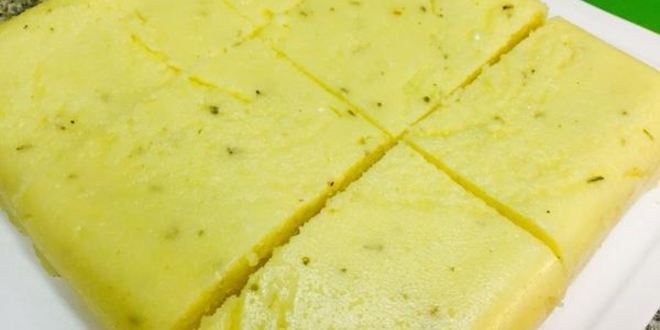 Рецепт поленты под соусом из грибов и томатов