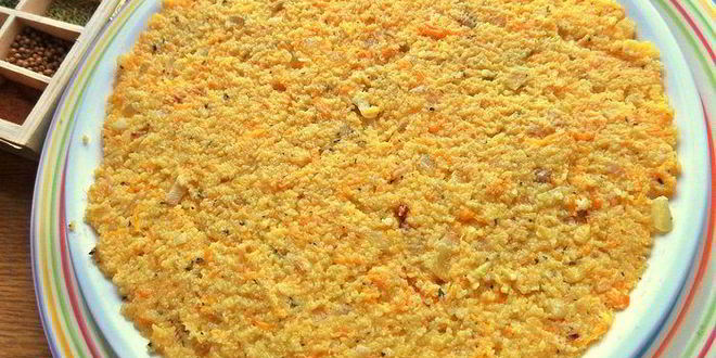 Рецепт поленты с беконом и овощами