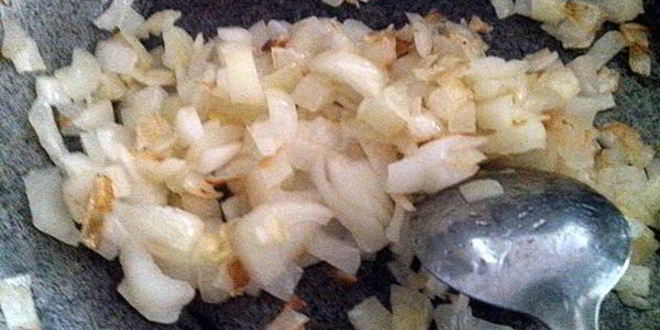 Рецепт поленты с грибным рагу и овощами