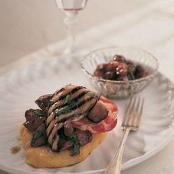 Рецепт Поленты с куриной печенью