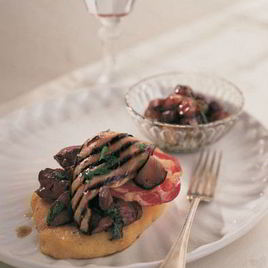 Рецепт Поленты с куриной печенью