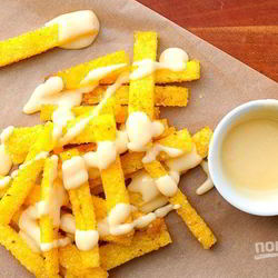 Рецепт Поленты с сырным соусом