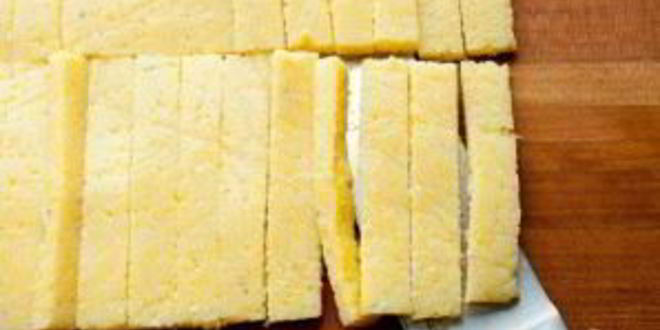 Рецепт поленты с сырным соусом