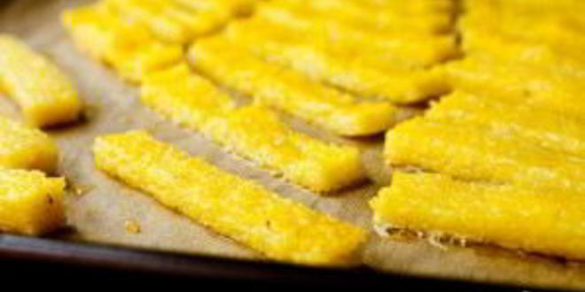 Рецепт поленты с сырным соусом